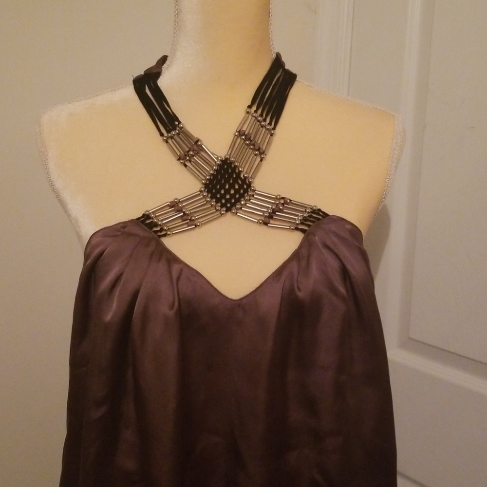 2b Bebe Brown Halter